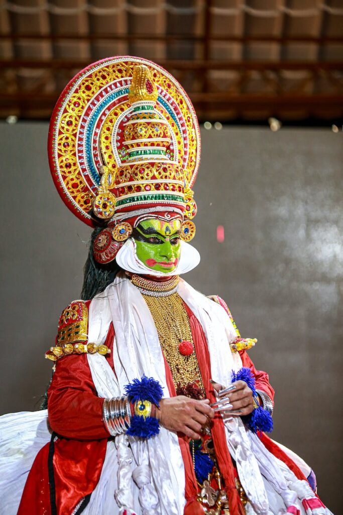 a person in traditional wear